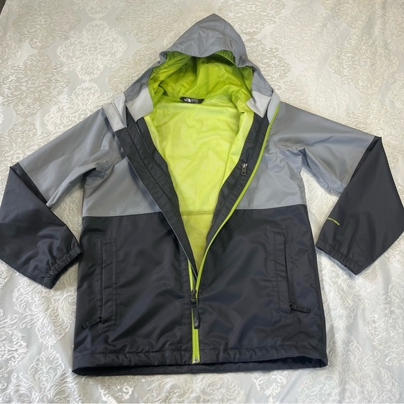 The North Face Dryvent Hooded Jacket Wind & Waterproof Grey Size Large 14–16 - Picture 3 of 14